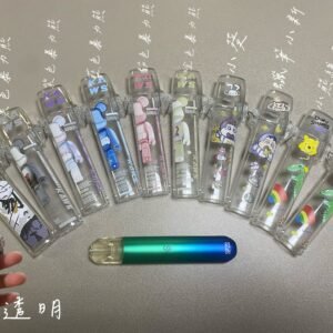 一代主機通用保護套 防摔 可愛卡通印花 透明 (帶鏈條)🍬台灣現貨