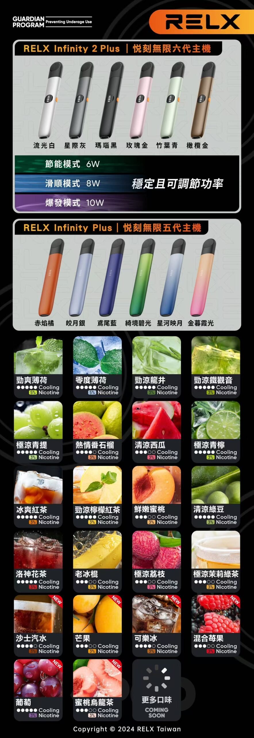 Relx 6代 Relx Infinity 六代煙彈/正品relx六代煙彈 壹灣現貨 - 图片 4