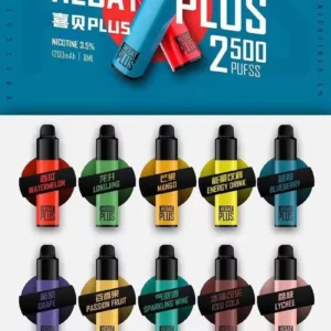 【Hebat喜貝】 喜貝拋棄式一次性 電子煙 約2500口🍬台灣現貨